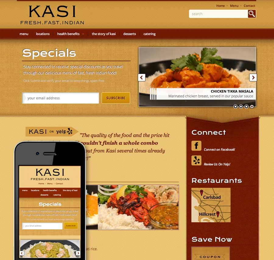 Menu Board Design for Indian Food Restaurant | Evolution Design