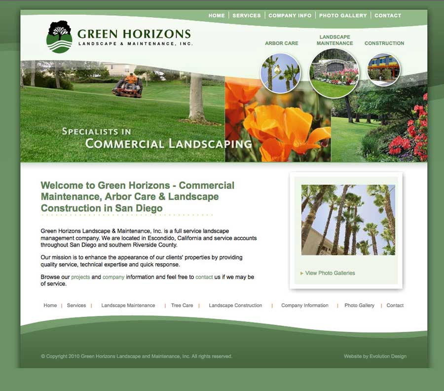 Lansdcaping Maintenance Company Website, Mission Landscape Maintenance