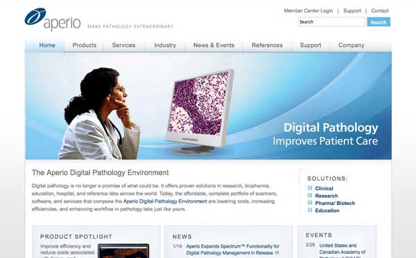 Website design for Carlsbad medical company