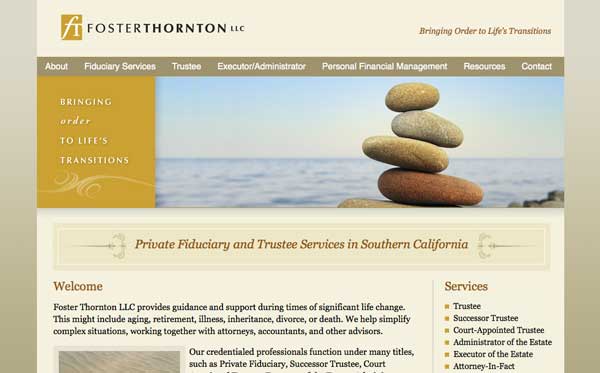 Website design and development for professional services firm