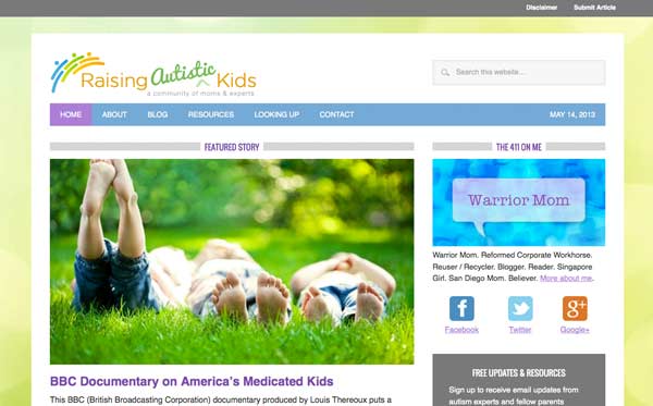 Theme customization and logo design for parenting blog site